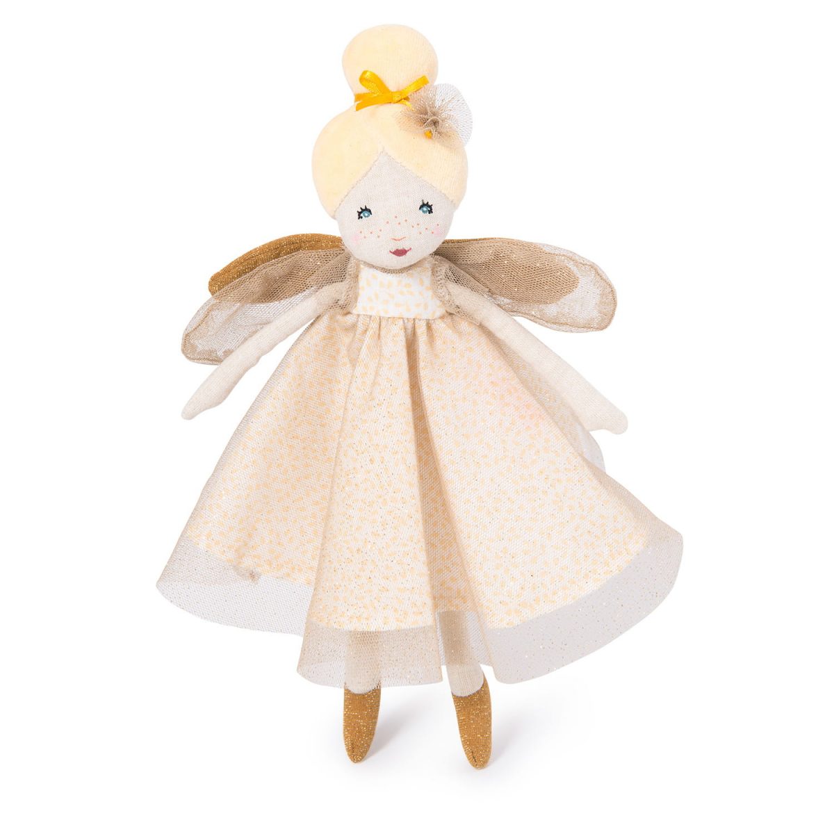 Moulin Roty: Lalka ZACZAROWANA WRÓŻKA ZŁOTA 30cm - obrazek 1
