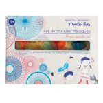 Moulin Roty: zestaw do rysowania Magiczne spirale 5+