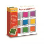 CREA LIGN: Zmywalny tusz do stempli 9 kolorów