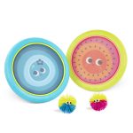 B.TOYS: gra Poppin’ Paddles – SPRĘŻYSTE DYSKI z kudłatymi piłeczkami