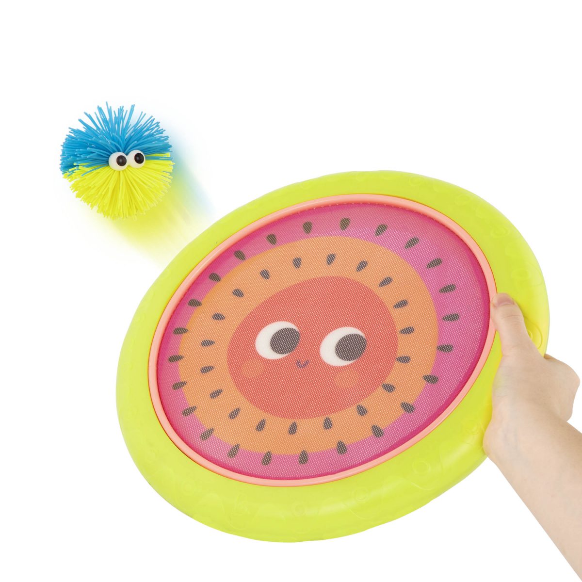 B.TOYS: gra Poppin’ Paddles – SPRĘŻYSTE DYSKI z kudłatymi piłeczkami - obrazek 3