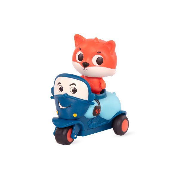 Land of B. - Miękki MOTOCYKL sensoryczny z PASAŻEREM – LISKIEM DASH