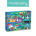 MUDPUPPY: Puzzle progresywne „Uważność” 4, 6, 9 i 12 el. 2+