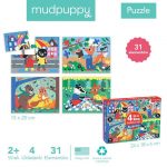 MUDPUPPY: Puzzle progresywne „Życzliwość” 4, 6, 9 i 12 el. 2+ - obrazek 3