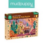 MUDPUPPY: Puzzle obserwacyjne Amerykańska pustynia 64 el. 4+