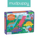 MUDPUPPY: Puzzle sensoryczne Dinozaury 42 el. 3+
