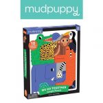 MUDPUPPY: puzzle Wszyscy razem Dżungla 10 el. 3+