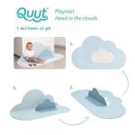 QUUT: Mata piankowa Chmurka Dusty blue - obrazek 4