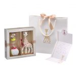 Żyrafa Sophie VULLI: zestaw narodzinowy ŻYRAFA + marakas