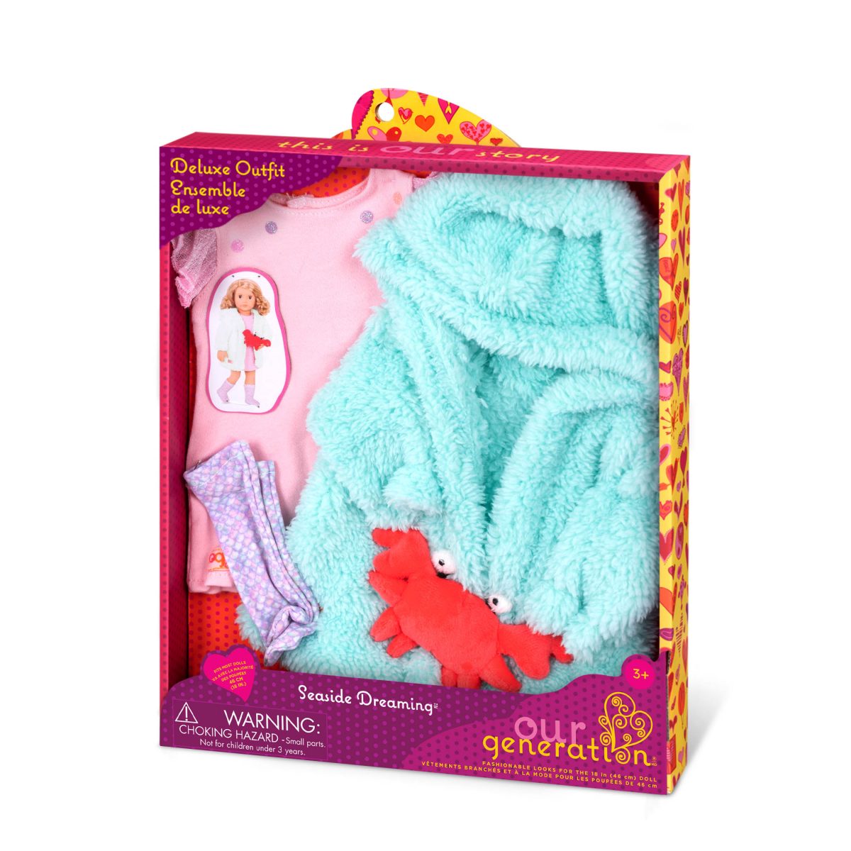 Our Generation: Zestaw ubranek dla lalek 46CM – SEASIDE DREAMING - obrazek 3