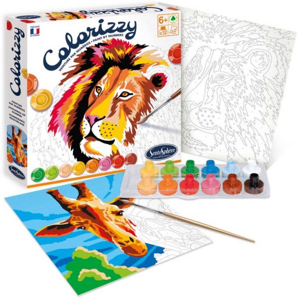 SentoSphere: COLORIZZY Sawanna - malowanie po numerach 6+