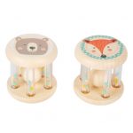 SMALL FOOT: drewniane grzechotki do turlania