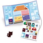 Djeco: Zestaw z naklejkami wielokrotnego użytku DOM - obrazek 2