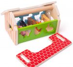 BIGJIGS: Sorter Domek na Farmie 12m+ - obrazek 4