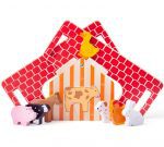 BIGJIGS: Sorter Domek na Farmie 12m+ - obrazek 2