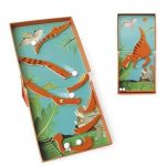 Scratch: magnetyczne puzzle Dinozaur / gra tor kulek 2w1