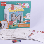 Apli Kids: domek do złożenia i pokolorowania MY LITTLE HOUSE - obrazek 2