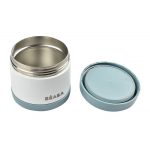 Beaba: duży termos obiadowy 500 ml baltic blue/white - obrazek 3