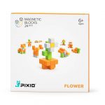 PIXIO: konstrukcyjne klocki magnetyczne Pixio 24 FLOWER | Story Series