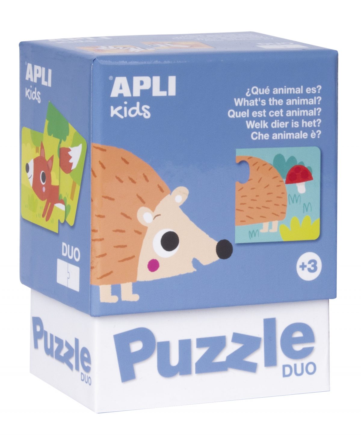 Apli Kids: puzzle dwuczęściowe - Jakie to zwierzątko? - obrazek 1