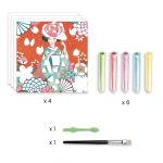 Djeco: Zestaw art z brokatem MARZENIA 7+ - obrazek 3