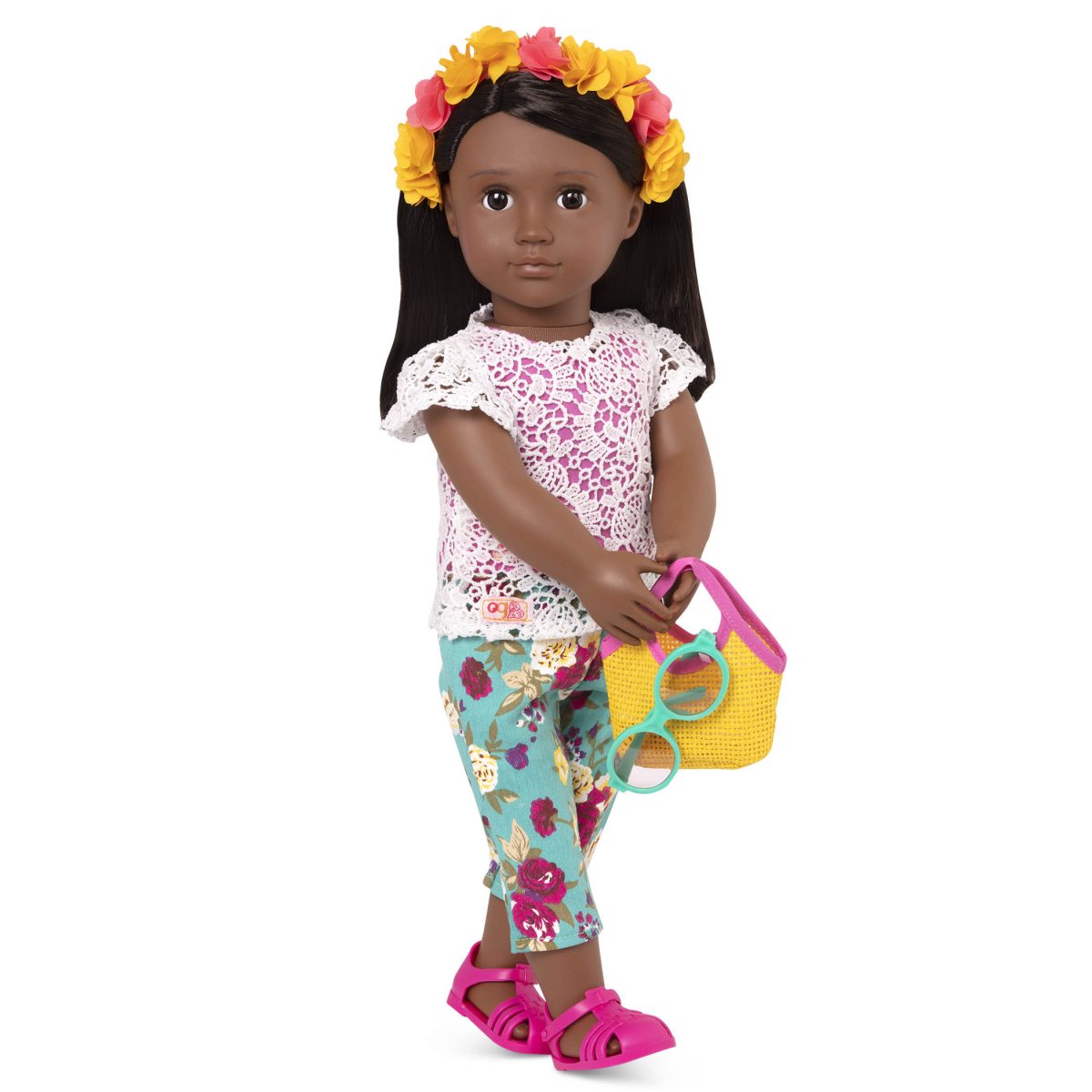 BD30333_DP_B Our Generation: Zestaw ubranek dla lalek – FIESTA in FLOWER - obrazek 2