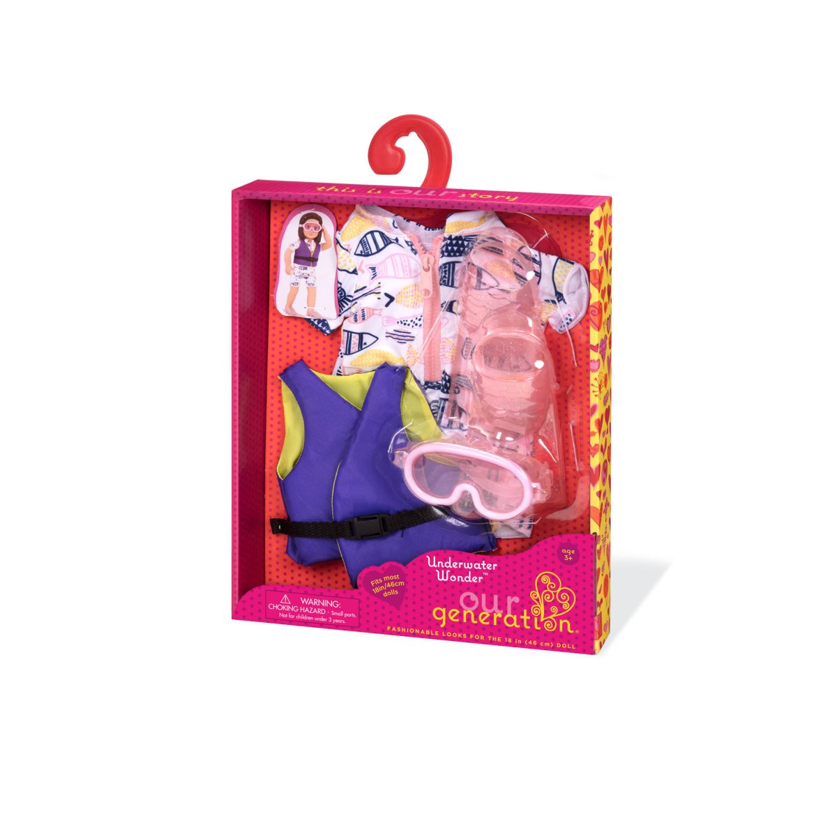 Our Generation: Zestaw ubranek dla lalek – UNDERWATER WONDER - obrazek 3