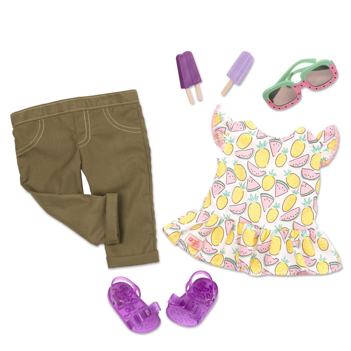 Our Generation: Zestaw ubranek dla lalek – CUTIE FRUITY - obrazek 1