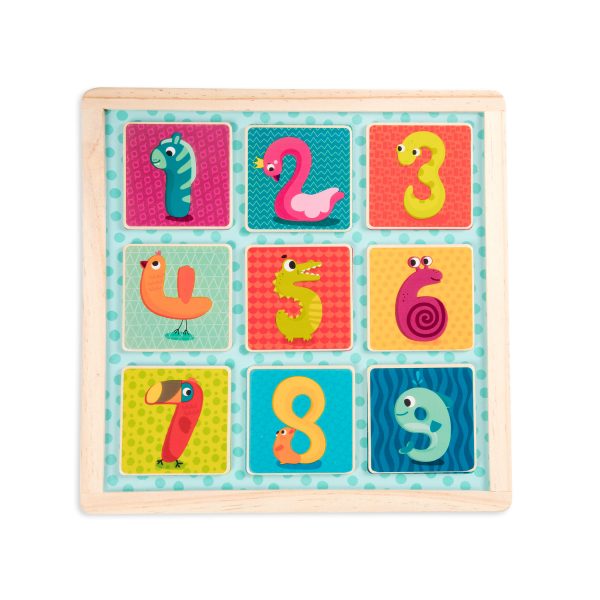 B.TOYS: układanka magnetyczna CYFERKI-ZWIERZĄTKA / Count n’ Doodle