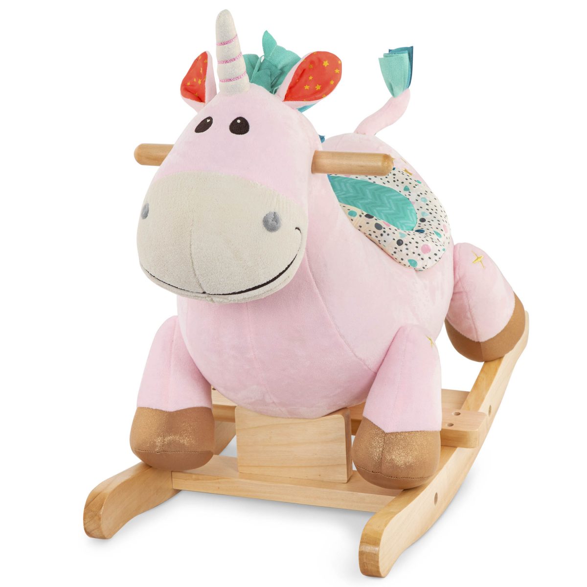 BX1936_DP_A B.toys: Rodeo Rocker CLEO – pluszowy JEDNOROŻEC na biegunach - obrazek 3