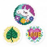 COLLECTION D'ART: Diamentowa Mozaika naklejki Jednorożec