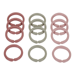 Little Dutch: zawieszki kółeczka RÓŻOWE