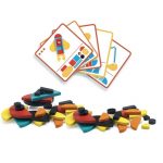 Djeco: drewniana układanka konstrukcyjna POJAZDY 3+ - obrazek 2