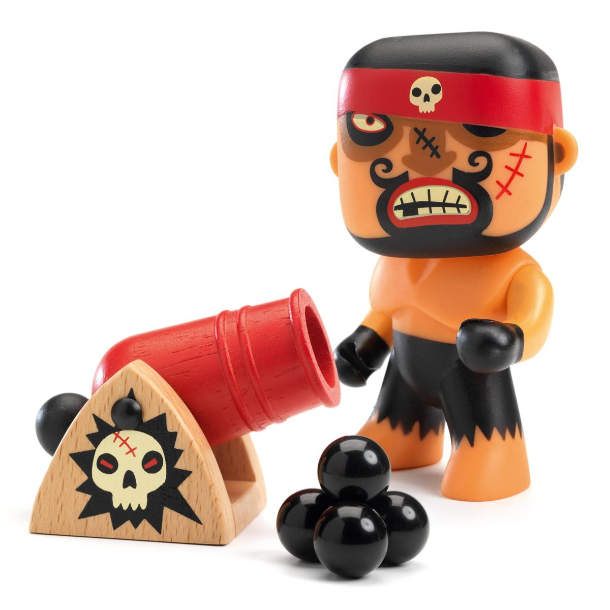 Djeco: Arty Toys figurka pirat RICK & Boumcrak - obrazek 1