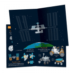 Auzou: zeszyt z naklejkami KOSMOS - obrazek 2