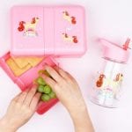 A Little Lovely Company: śniadaniówka lunchbox z naklejkami KONIK - obrazek 2