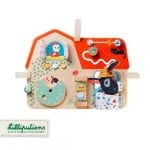 LILLIPUTIENS: Drewniana tablica manipulacyjna Farma 9m+
