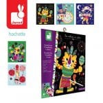 Janod: Zestaw ART do zdrapywania zwierzątka 4+