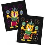 Janod: Zestaw ART do zdrapywania zwierzątka 4+ - obrazek 2