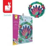 Janod: Zestaw ART papierowa ozdoba Paw 7+