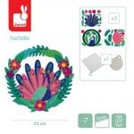 Janod: Zestaw ART papierowa ozdoba Paw 7+ - obrazek 3