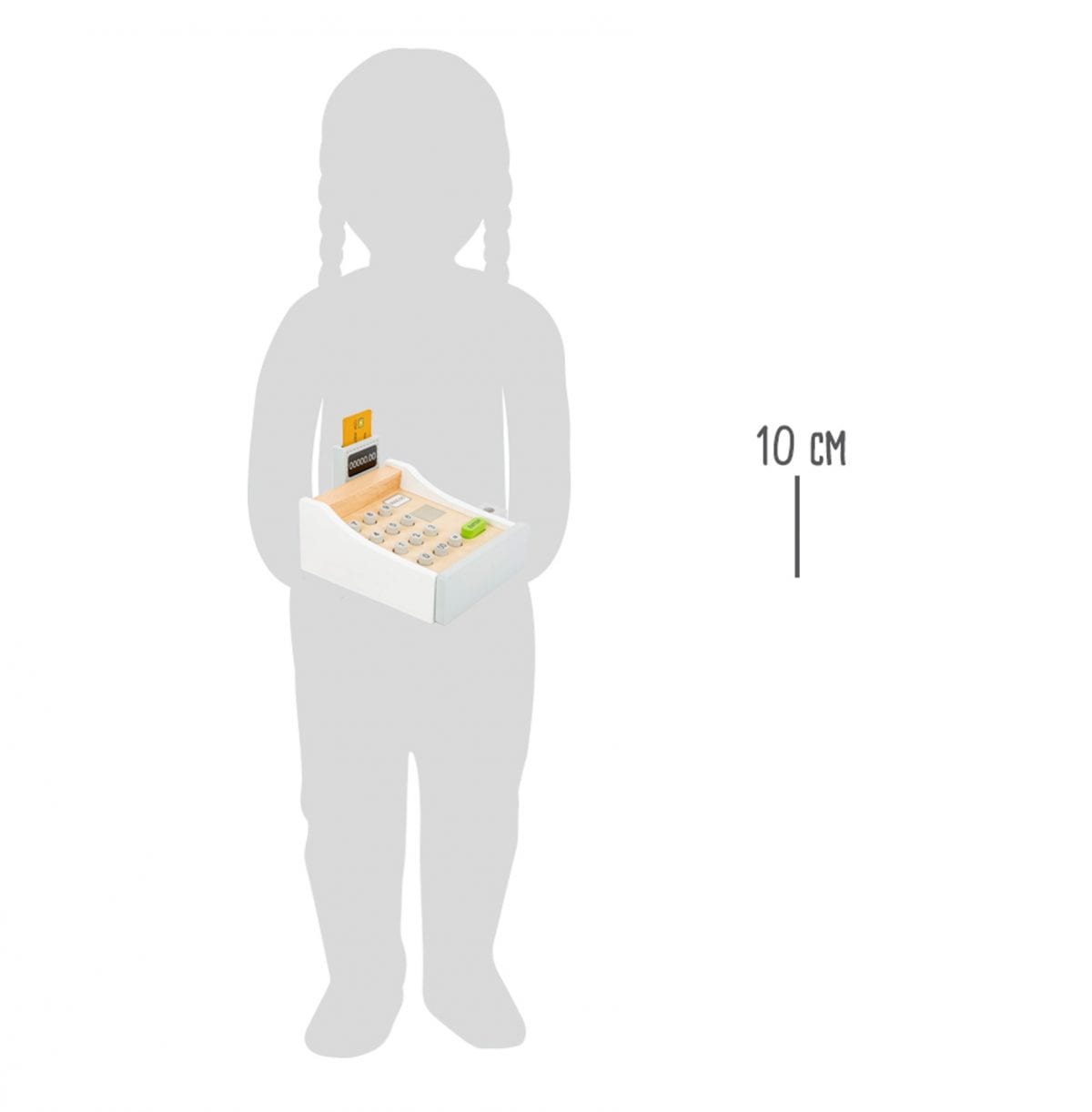 SMALL FOOT: drewniana KASA SKLEPOWA - obrazek 4