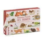 Moulin Roty: Gra Domino ZWIERZĘTA LES JARDIN DU MOULIN - obrazek 2