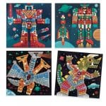 Djeco: Zestaw art Mozaika BITWA KOSMICZNA - obrazek 2