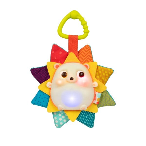 B.Toys: RainGlow Buddy – sensoryczny JEŻYK z muzyką i światłem