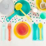 B.TOYS: Mini Chef Kitchen Set – zastawa STOŁOWA i akcesoria KUCHENNE - obrazek 2