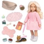 LORI: lalka DAFINA z psem rasy Yorkshire Terrier i akcesoriami dla pupila - obrazek 2