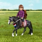 LORI: Koń Black Irish Draught z akcesoriami - obrazek 2