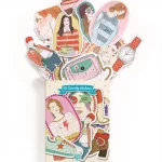 Djeco: zestaw 50 naklejek Nathalie