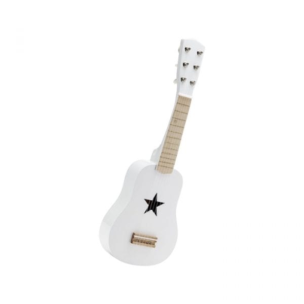 Kids Concept: drewniana gitara dla dziecka WHITE